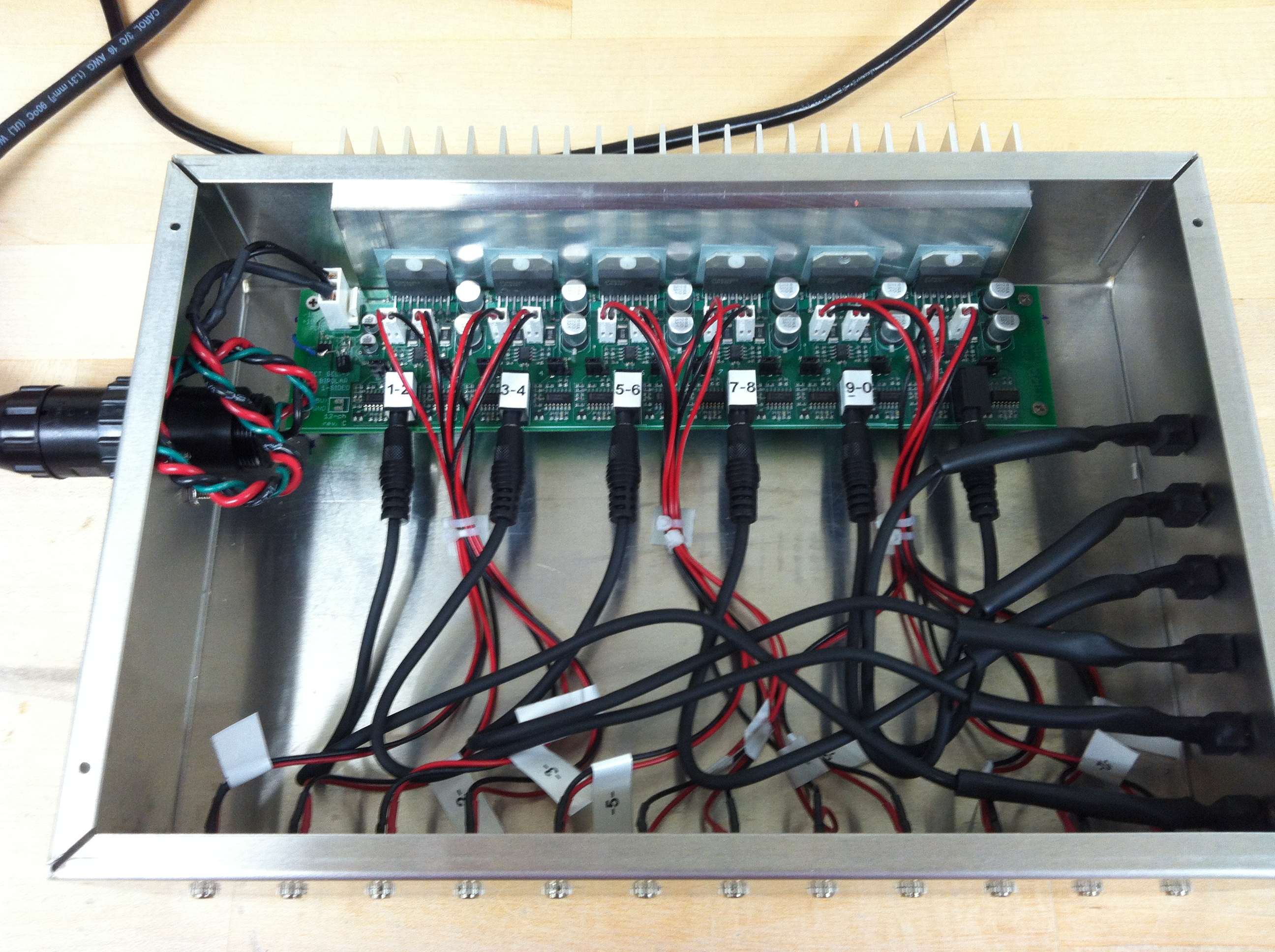 amplifier board-mounted