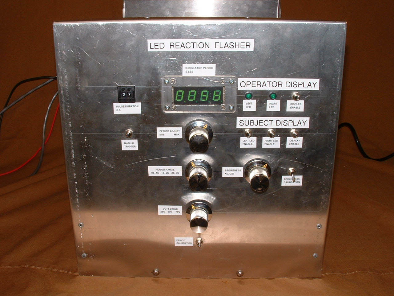 Front view of Control Box